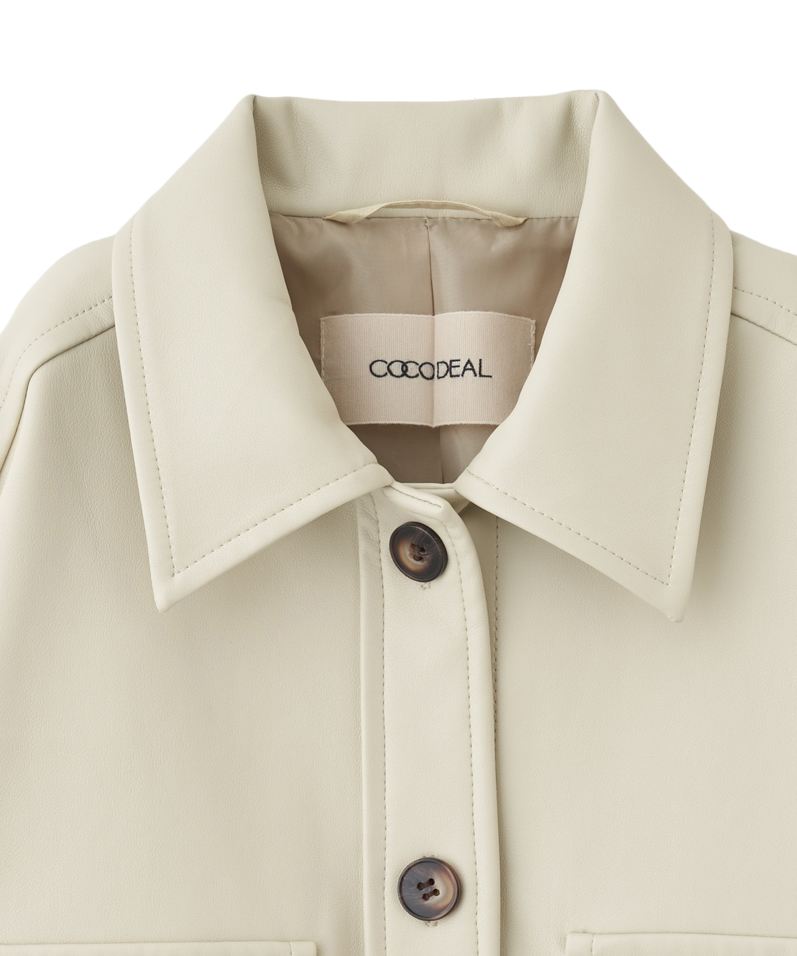 シャツライクレザーブルゾン｜PETAL ONLINE（ペタルオンライン）