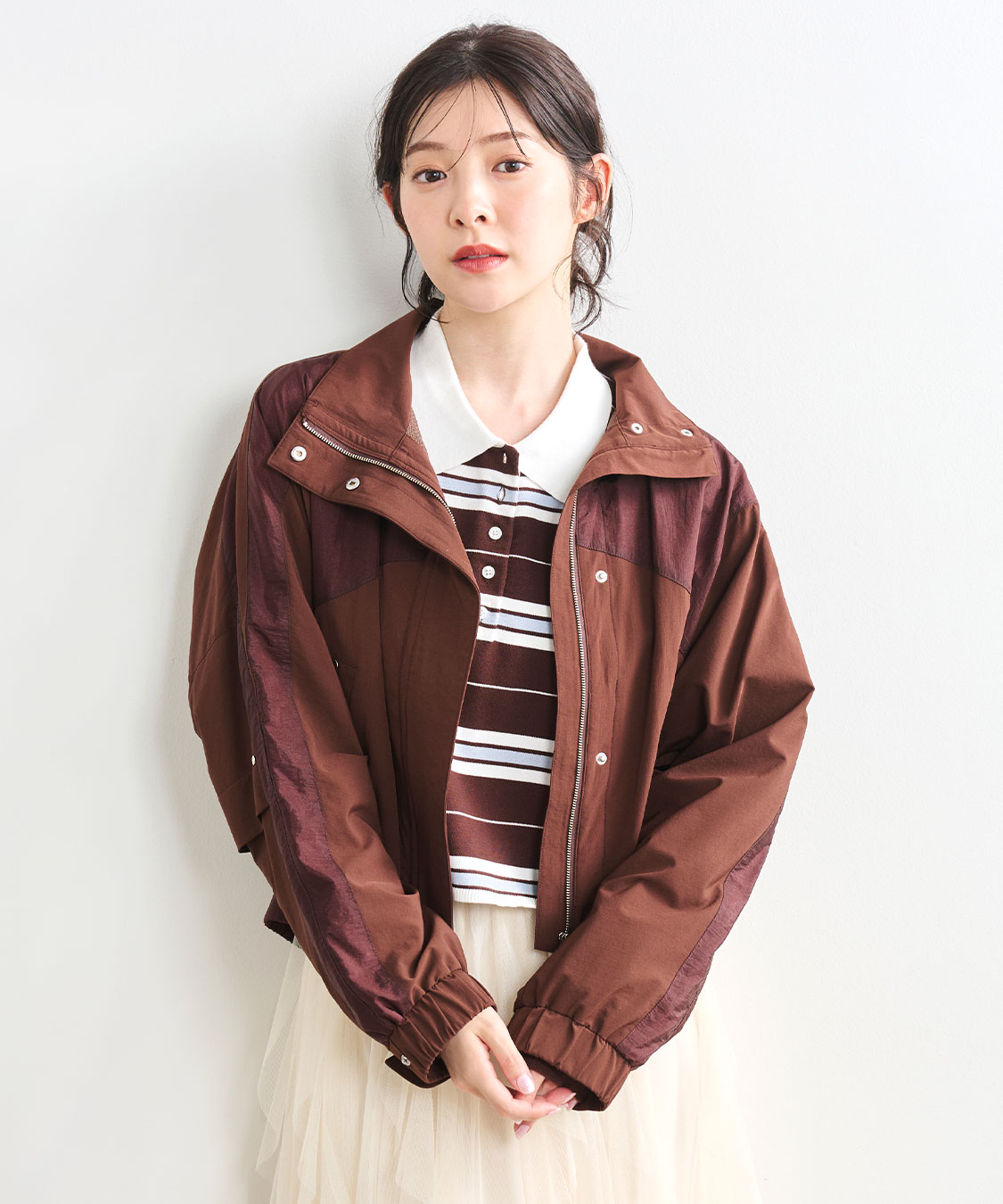 ライン切替ブルゾン｜PETAL ONLINE（ペタルオンライン）