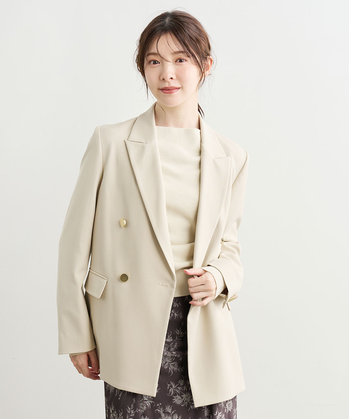 ダブルブレストジャケット ココディール ジャケット スカートセット ダブルブレストジャケット|PETAL ONLINE(ペタルオンライン)