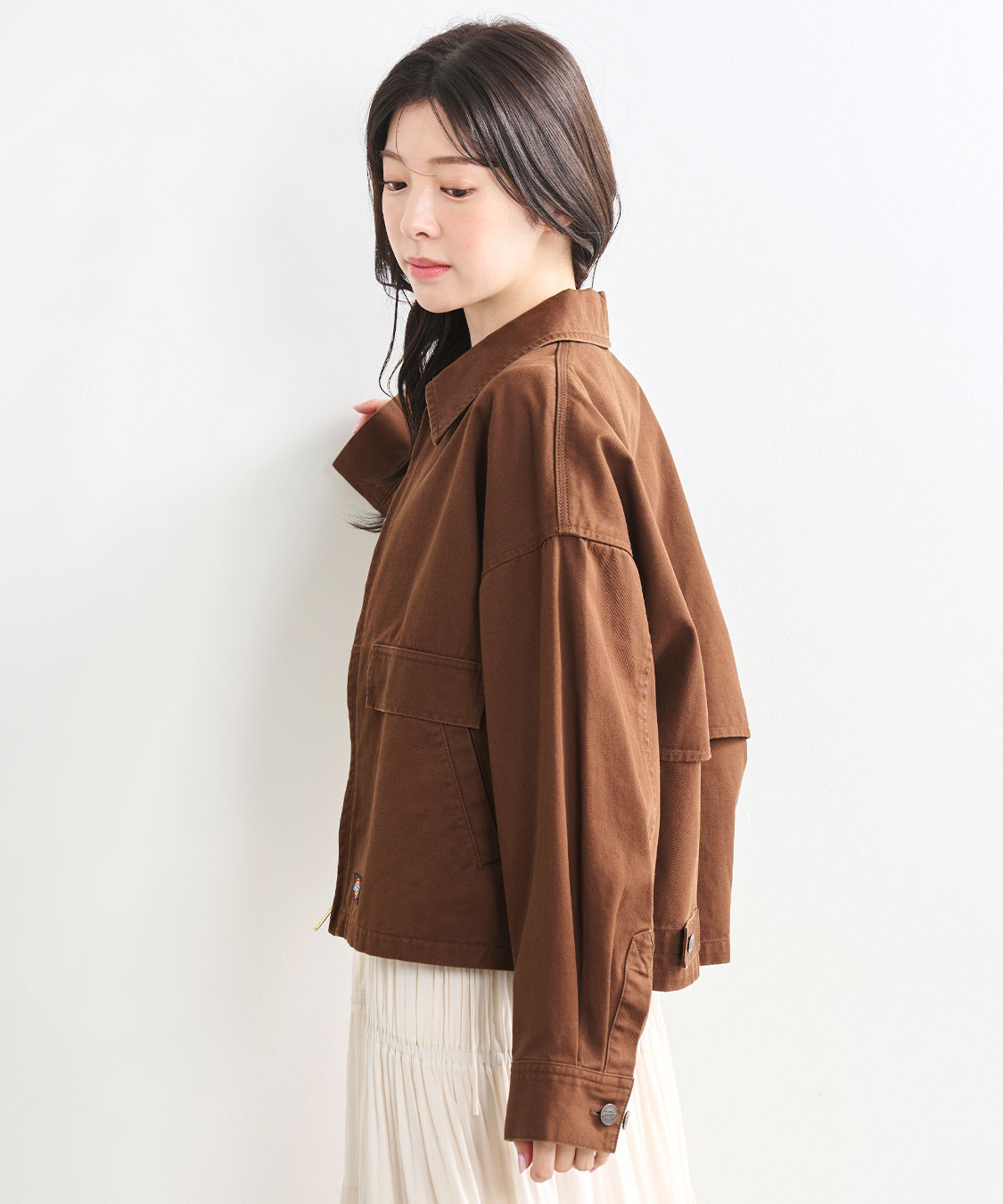 COCO DEAL/Dickies®》ショートジップブルゾン｜PETAL ONLINE