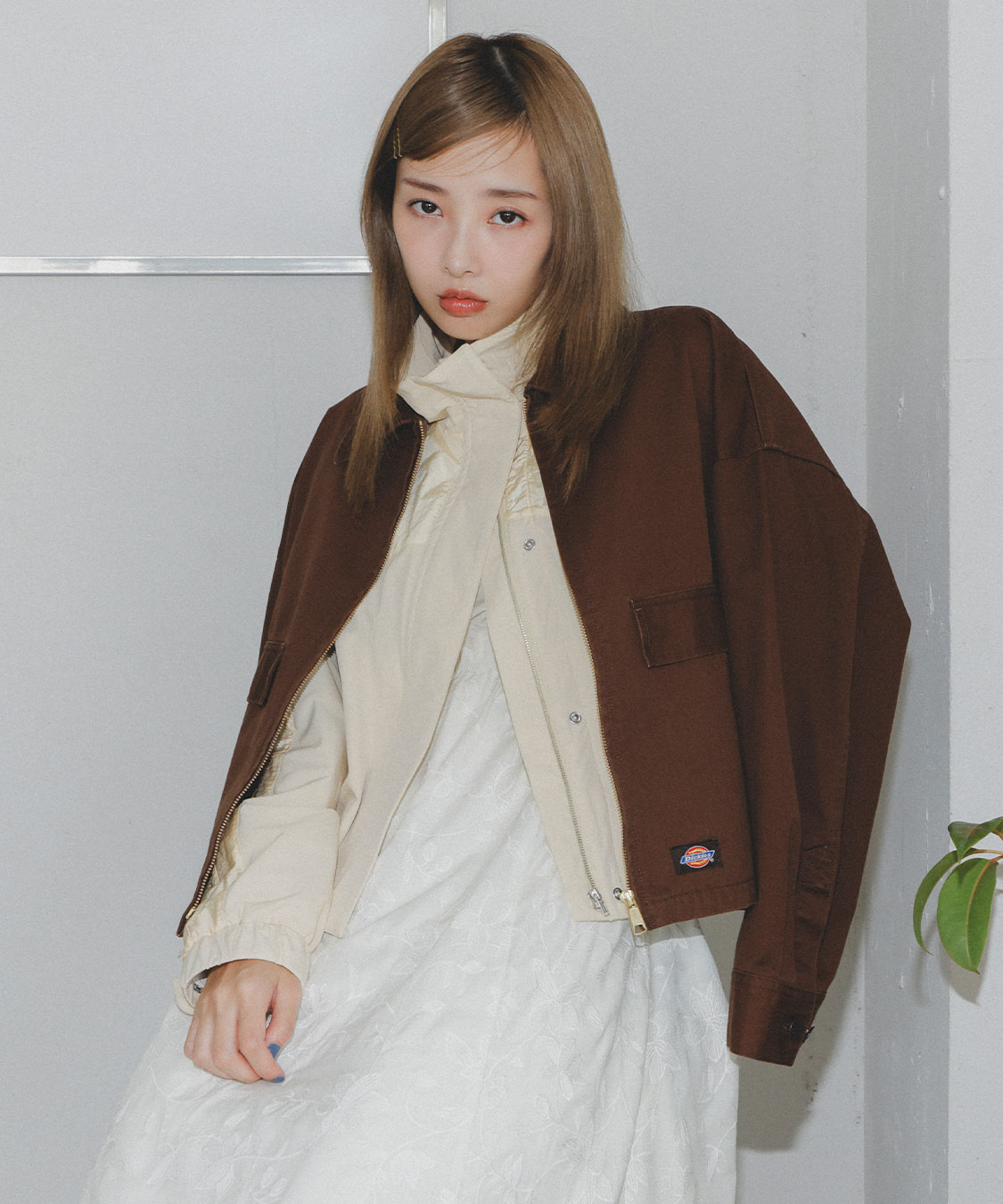 COCO DEAL/Dickies®》ショートジップブルゾン｜PETAL ONLINE