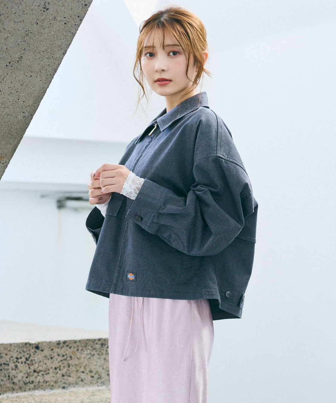 COCODEAL レザーショートブルゾン ブラウン サイズ1 COCODEAL レザーショートブルゾン ブラウン サイズ1