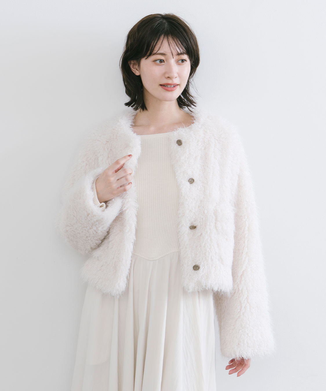 ✦SACLA✦Radyダウンコート、ファーティペット、花びらタンクトップ FALL/WINTER