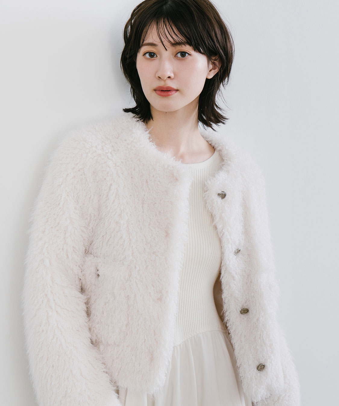 ジャケット・アウター coco カーリーファージャケット|PETAL ONLINE(ペタルオンライン)