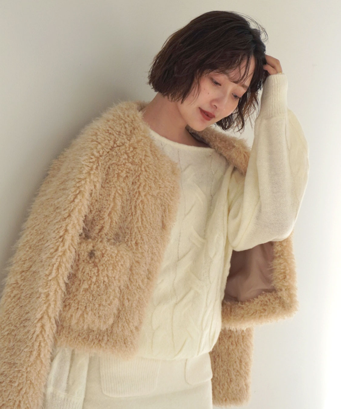 カーリーファージャケット｜PETAL ONLINE（ペタルオンライン）