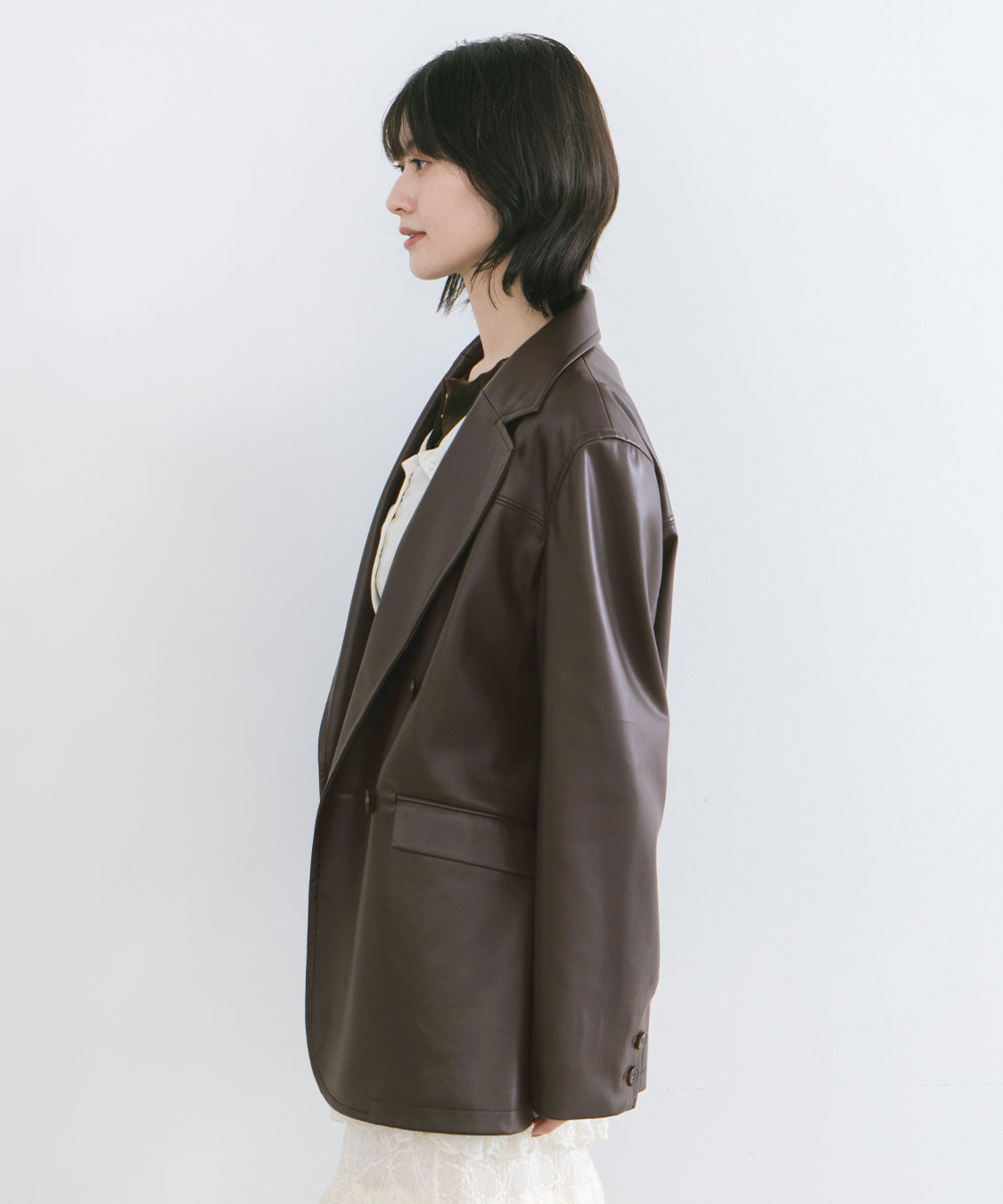 gentle fullness XLサイズ GENTLEFULLNESS GENTLE TEE LS [BURNT ORANGE HAND] - Fresh