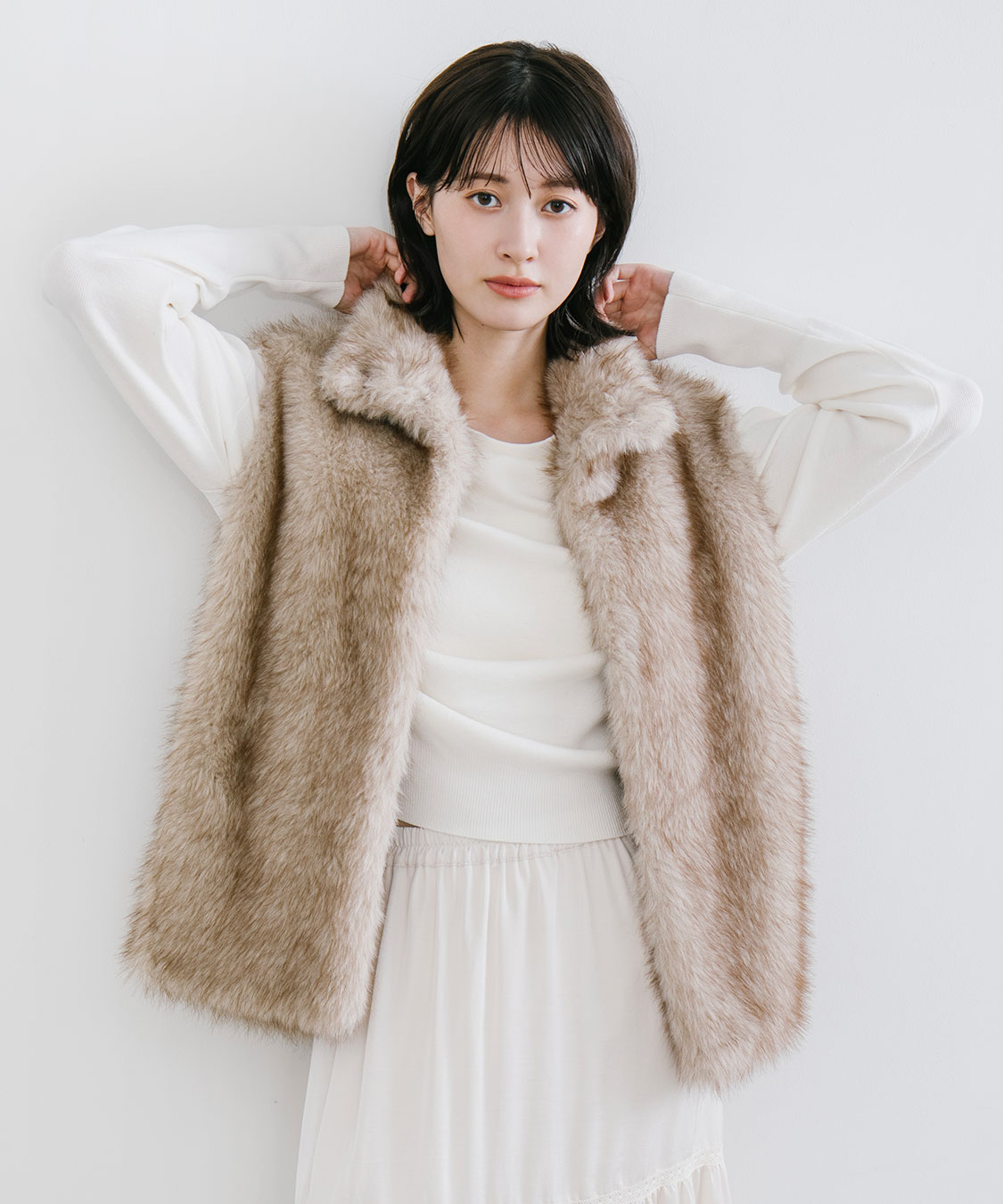 美品　LiLiRena　ミンク　ライク　ファーコート　リリレナ 予約 ミンク ライク ファー コート | LiLiRena