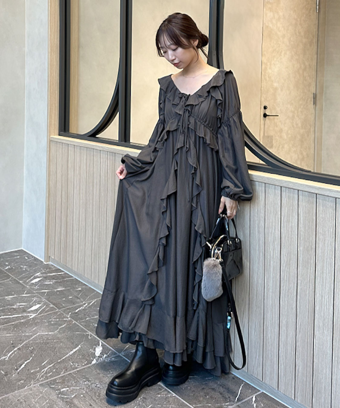 パ*ダ様 PLEATS PLEASE Petal Bounce バウンス　ワンピ PLEATS PLEASE ISSEY MIYAKE スペシャルプロジェクト