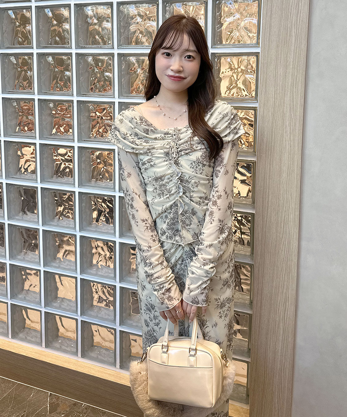 フラワープリントメッシュワンピース｜PETAL ONLINE（ペタルオンライン）