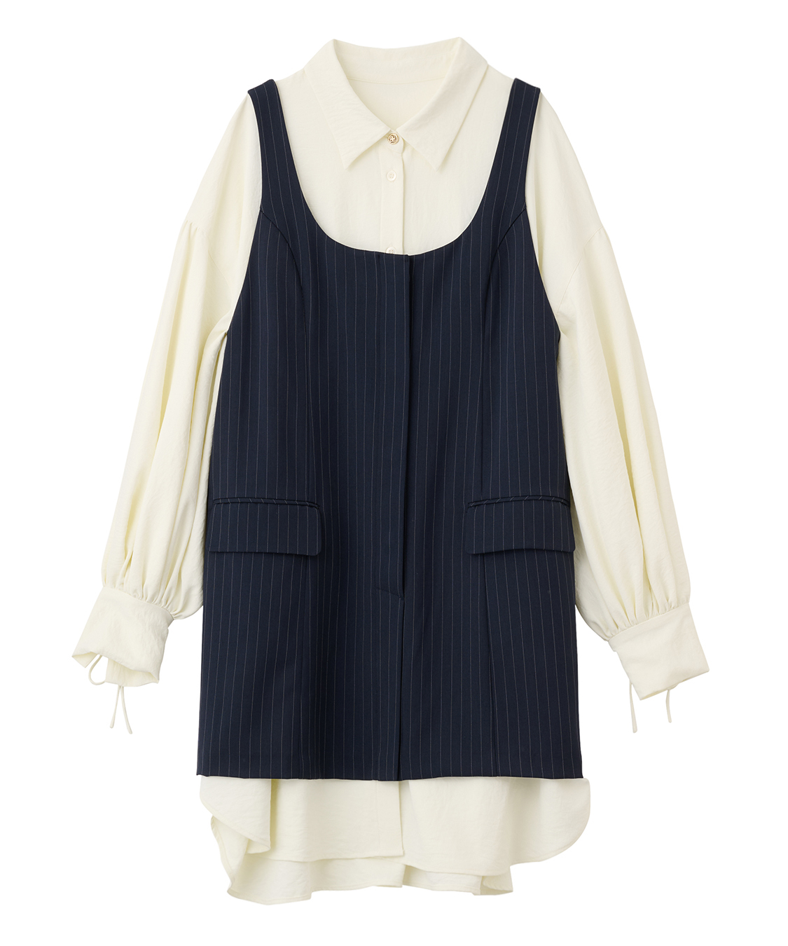 シャツレイヤードミニワンピース｜PETAL ONLINE（ペタルオンライン）