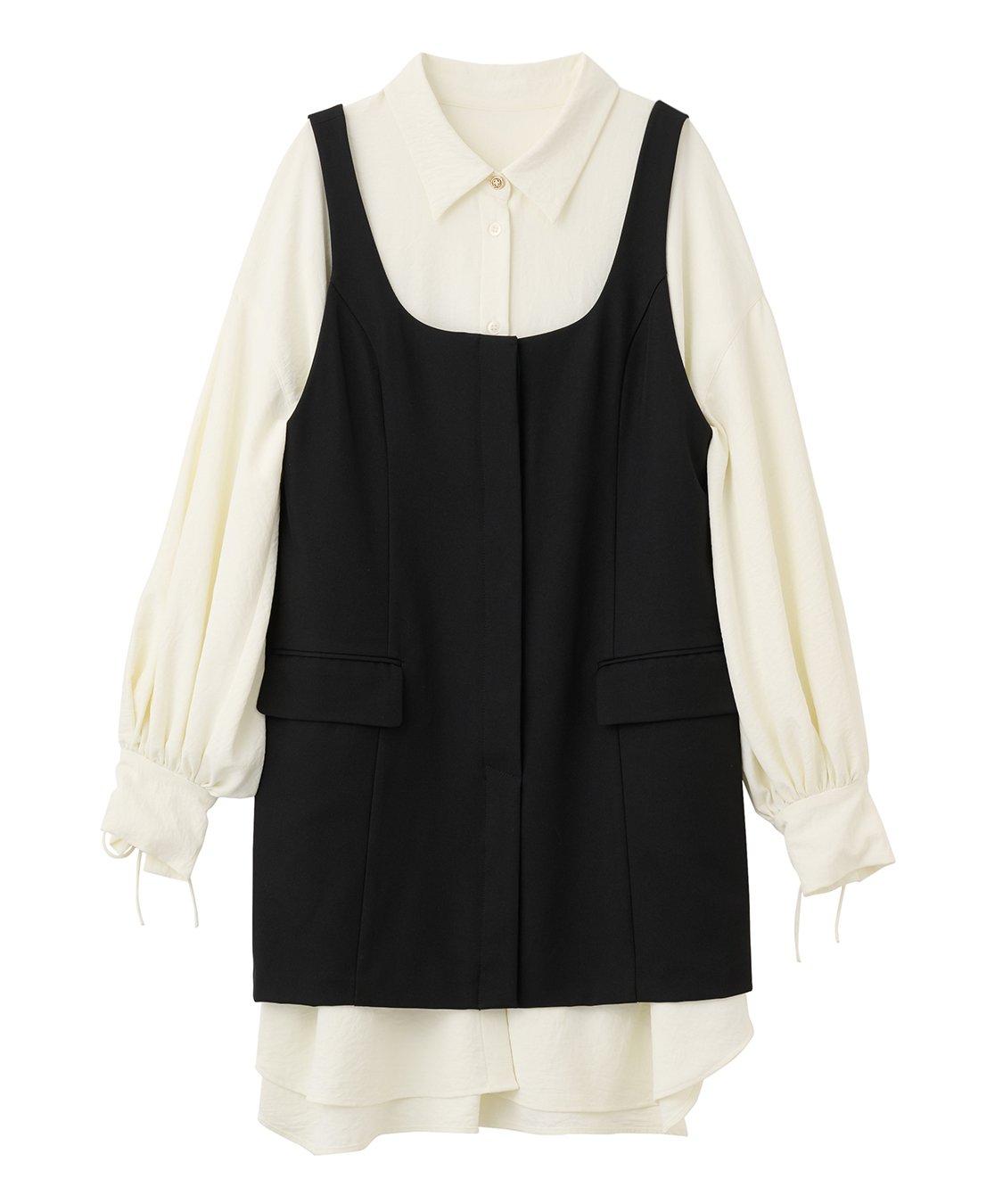 ノアノア ミニワンピース ノアノア ミニワンピース ManonMimie】Classic Jacquard Flare OP