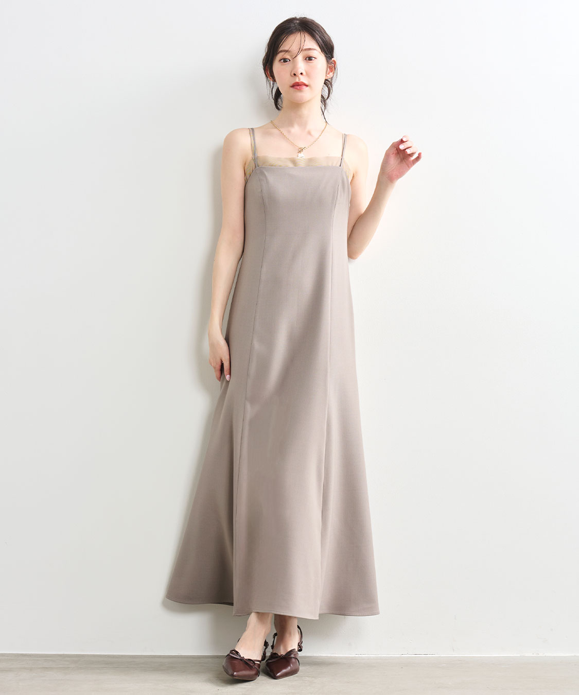 ワンピース philme cross ribbon onepiece beige philme 23 AW 2nd pop-up store 【 過去人気アイテム 】 | philme