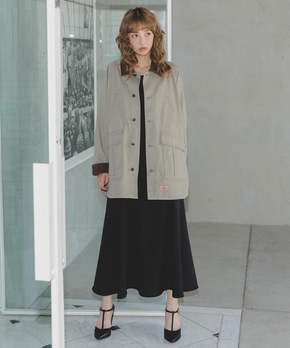 【トゥモローランド】メッシュキャミソールワンピース（S）ブラック　レイヤード トゥモローランド】メッシュキャミソールワンピース（S