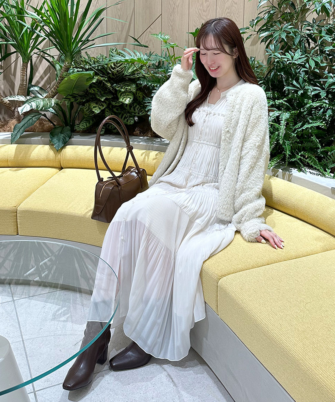 ギャザードロストティアードワンピース｜PETAL ONLINE（ペタル