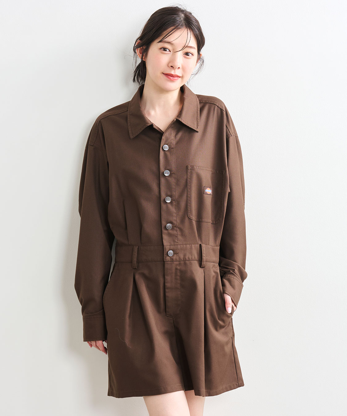 COCO DEAL/Dickies®》シャツオールインワン｜PETAL ONLINE