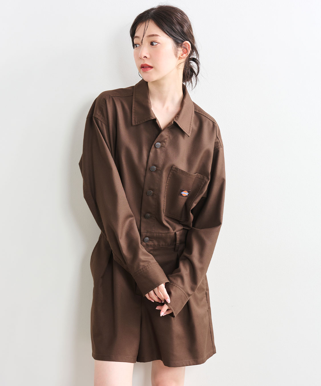 COCO DEAL/Dickies®》シャツオールインワン｜PETAL ONLINE