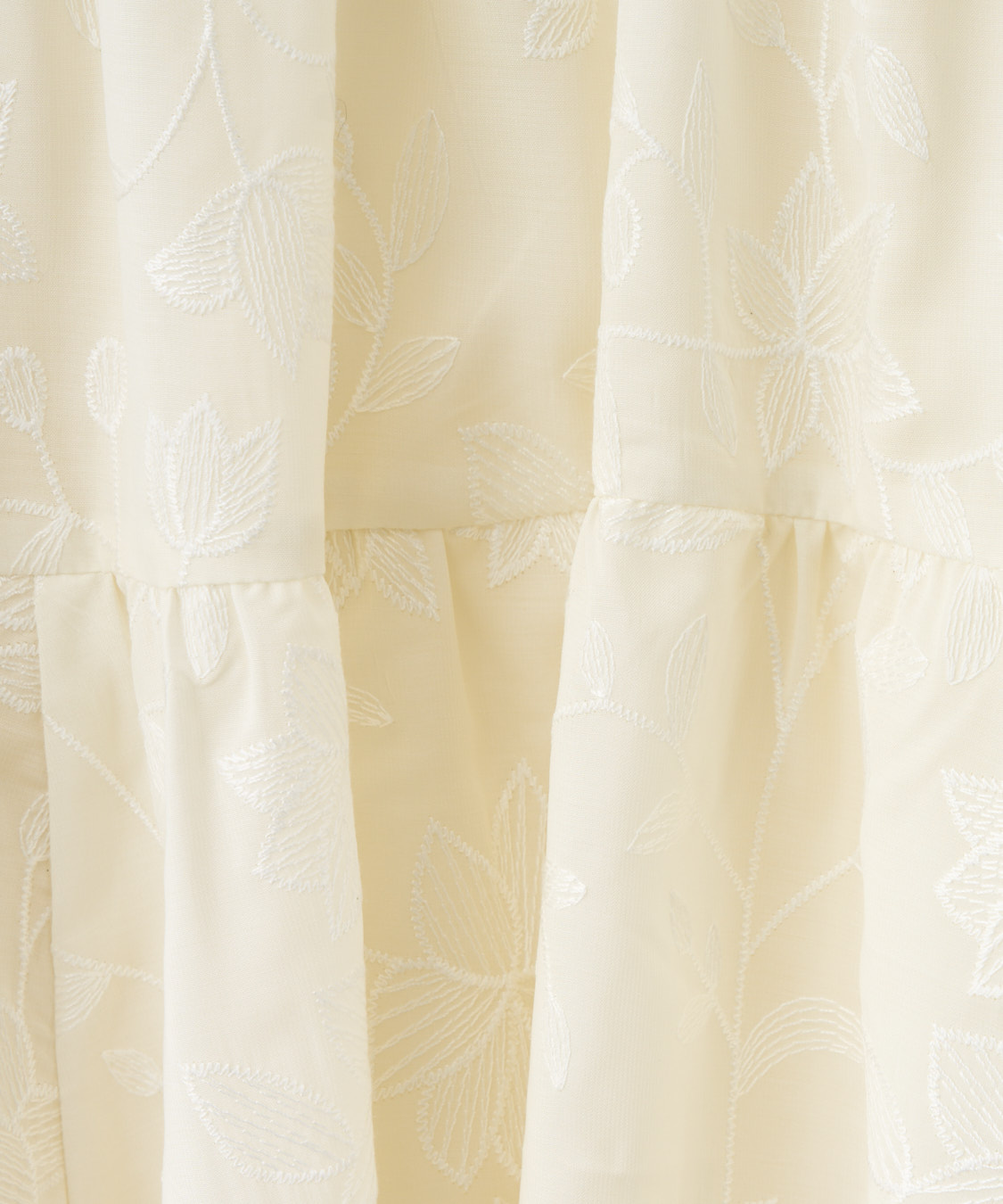 エンブロイダリーティアードミニワンピース｜PETAL ONLINE