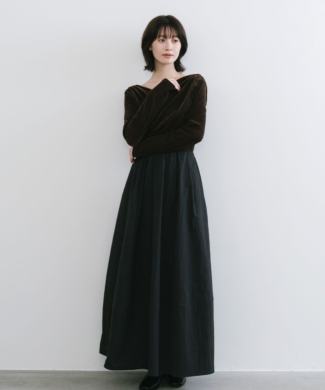 ベロアドッキングワンピース｜PETAL ONLINE（ペタルオンライン）