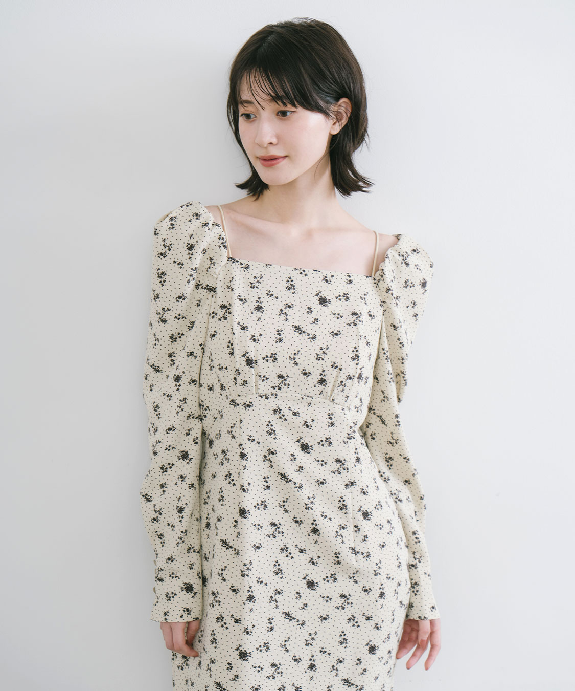 スクエアネックプリントワンピース|PETAL ONLINE(ペタル スクエアネックプリントワンピース|PETAL ONLINE(ペタル