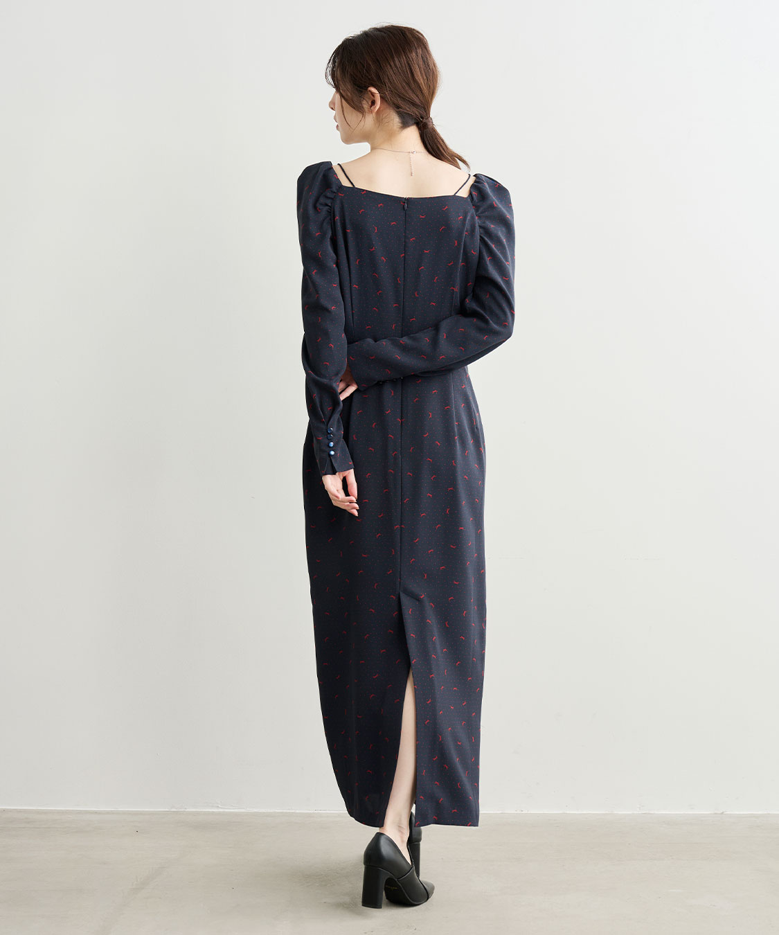 スクエアネックプリントワンピース｜PETAL ONLINE（ペタルオンライン）