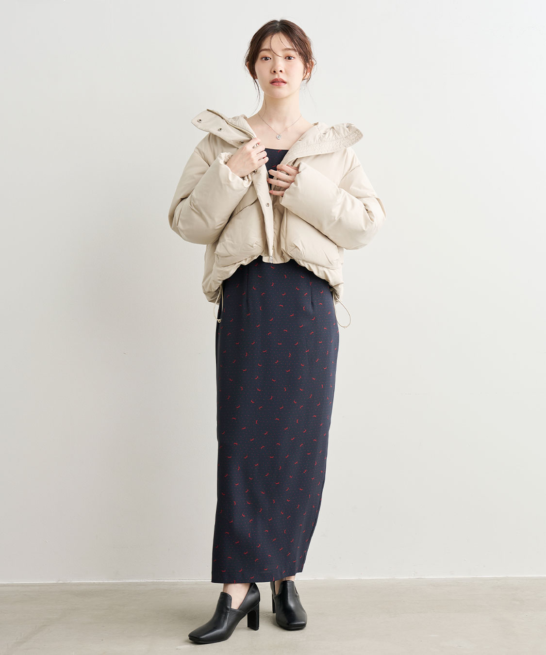 スクエアネックプリントワンピース｜PETAL ONLINE（ペタルオンライン）