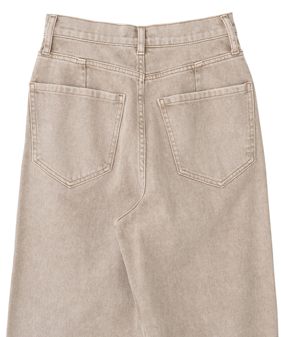 PHIPPS ベージュ ストレートデニム 在庫限り》フラッシャー付オリジナルストレートデニム（デニムパンツ