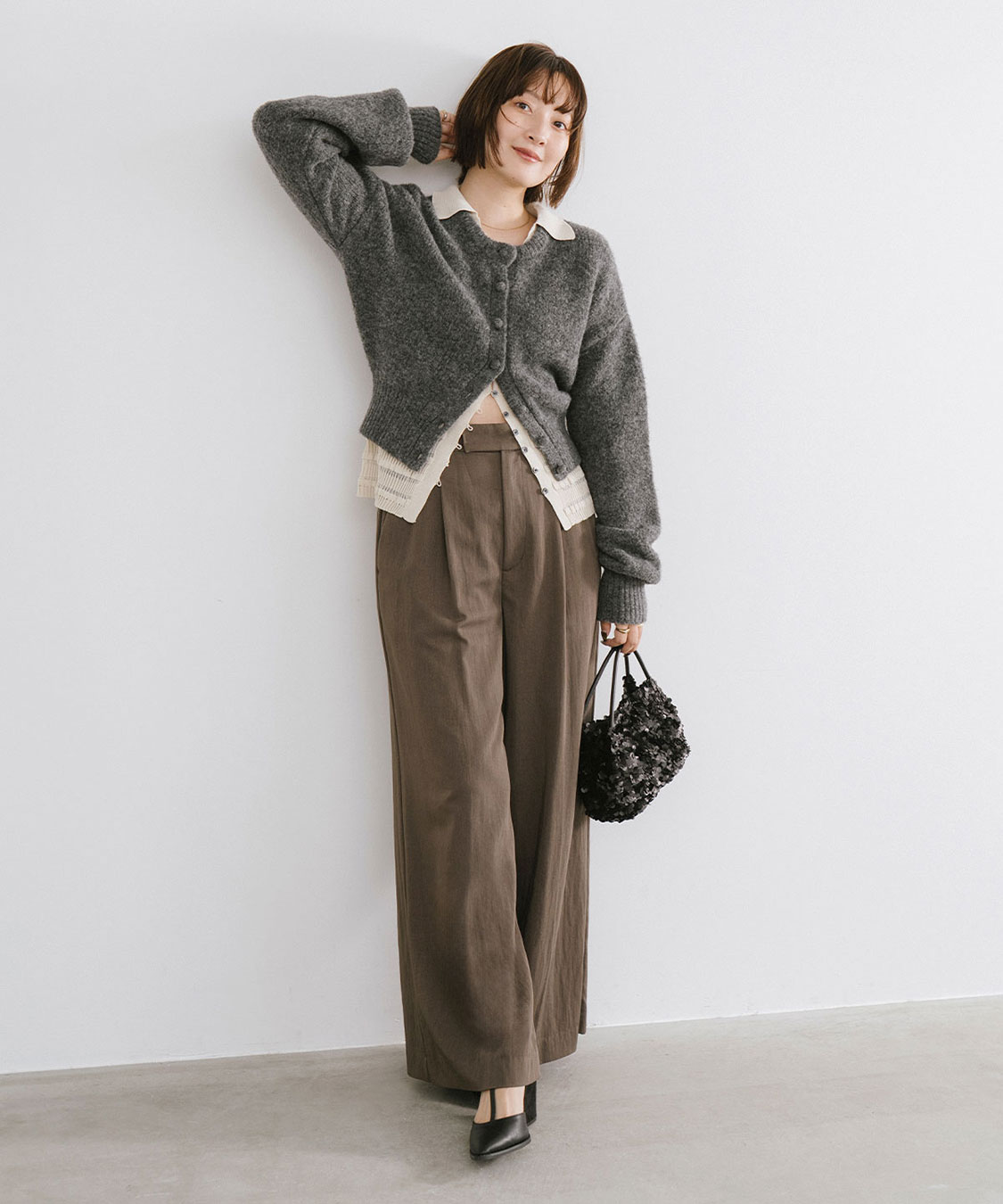 a♡様　　カーゴツイルボリュームパンツ セール】3カラーコットンワイドカーゴパンツ XXK4140