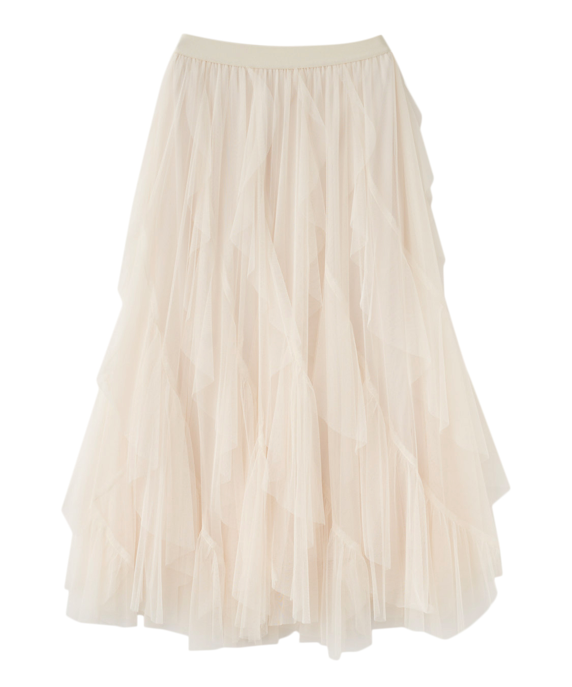 COCO DEAL ココディール チュールエスカルゴフリルフレアスカート チュールエスカルゴフリルフレアスカート｜PETAL ONLINE（ペタル