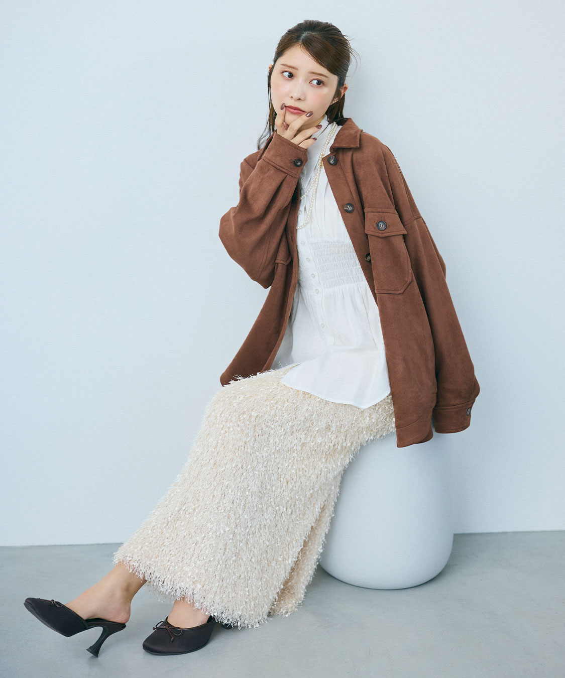 フェザーフリンジタイトスカート｜PETAL ONLINE（ペタルオンライン）