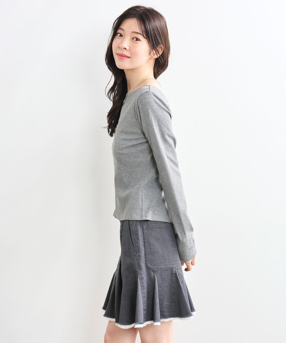 ドルチ　Pスカート　36 グレー COCO DEAL/Dickies(R)》マチフリルミニスカート｜PETAL ONLINE（ペタル