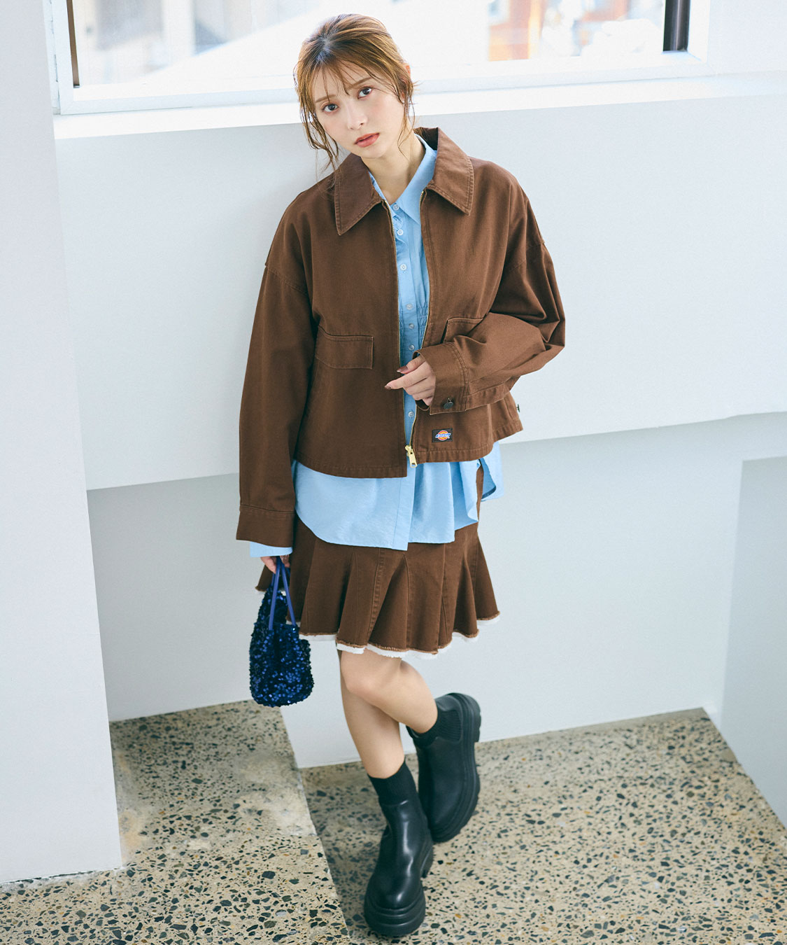 COCO DEAL/Dickies(R)》マチフリルミニスカート｜PETAL ONLINE（ペタル