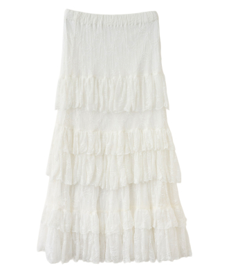 COCO DEAL ティアードマーメイドスカート レースティアードマーメイドスカート｜PETAL ONLINE（ペタル