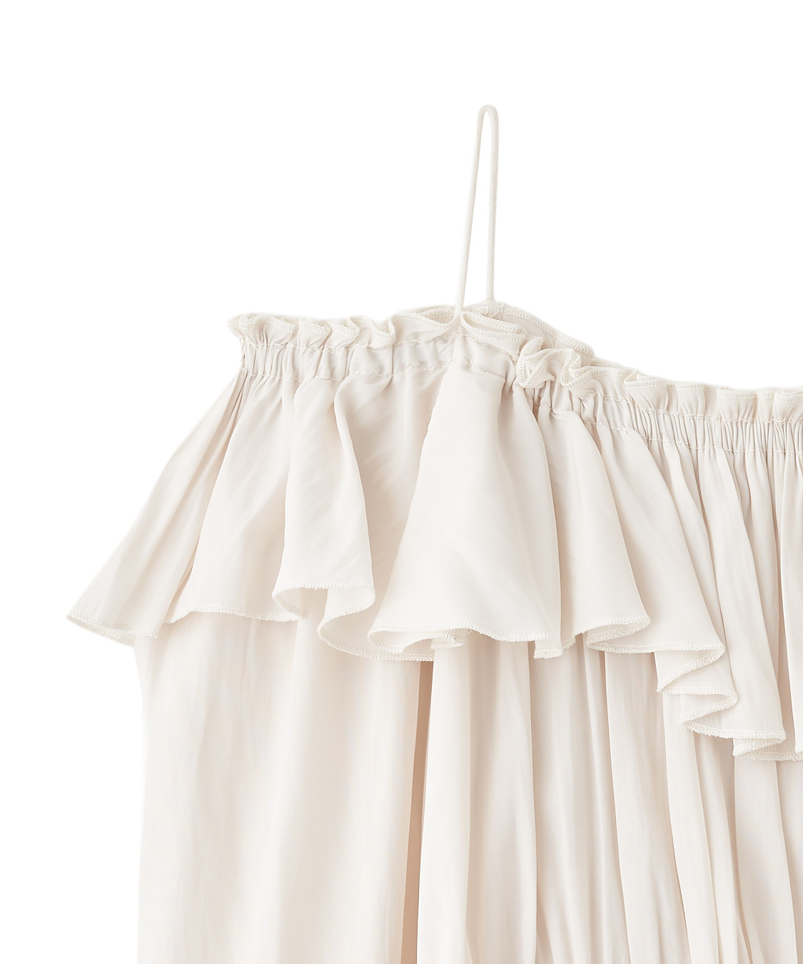 オフショルフリルサテンブラウス｜PETAL ONLINE（ペタルオンライン）