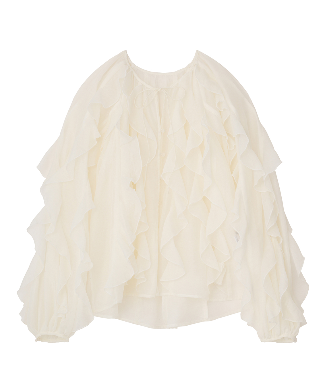 メニーフリルブラウス｜PETAL ONLINE（ペタルオンライン）