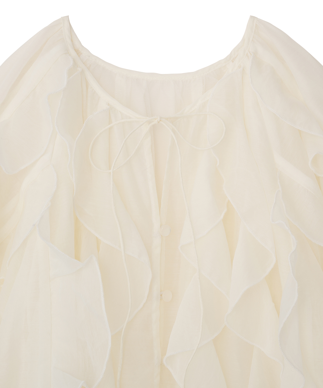 メニーフリルブラウス｜PETAL ONLINE（ペタルオンライン）