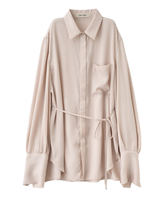 サテンタイ付きシャツ｜PETAL ONLINE（ペタルオンライン）