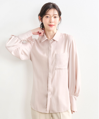 サテンタイ付きシャツ｜PETAL ONLINE（ペタルオンライン）