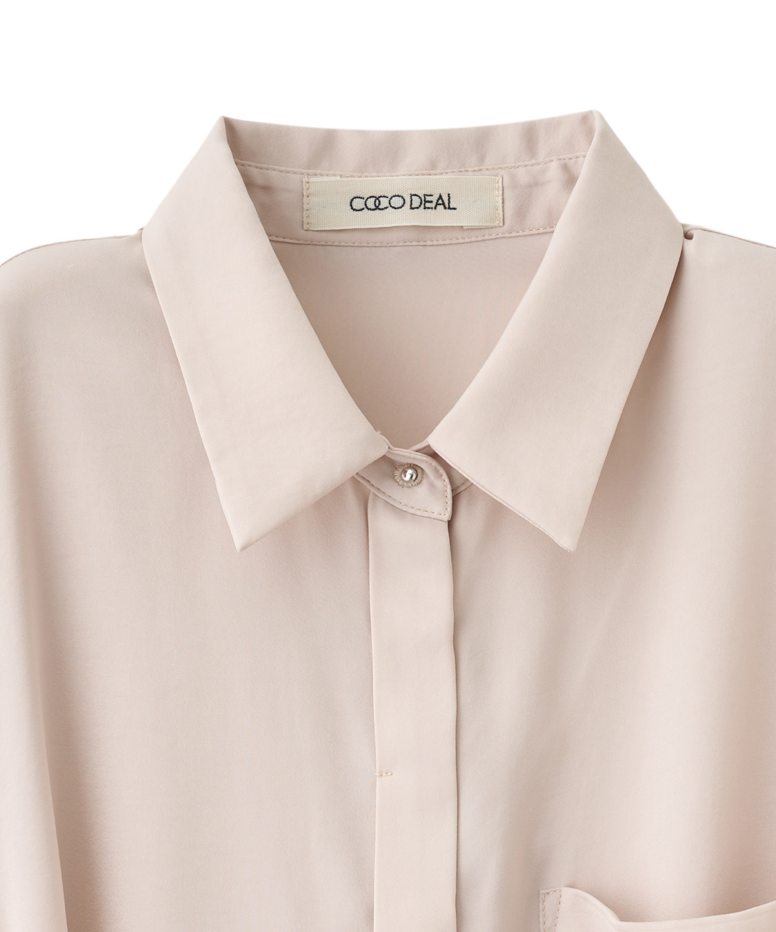 サテンタイ付きシャツ｜PETAL ONLINE（ペタルオンライン）