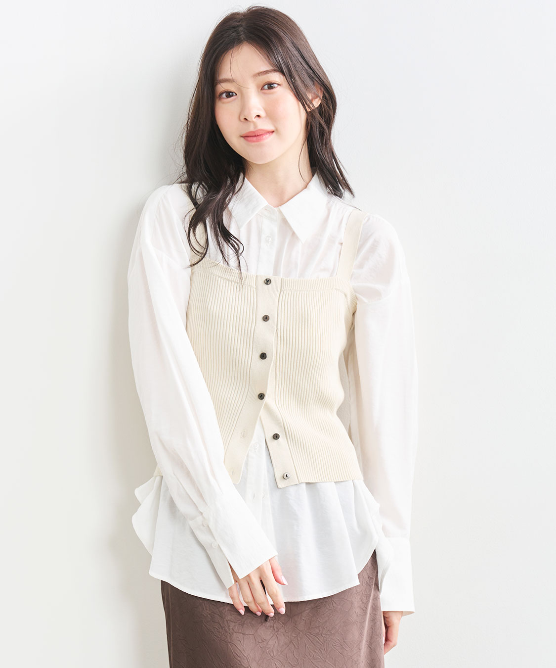 シャーリングウエストシャツ｜PETAL ONLINE（ペタルオンライン）