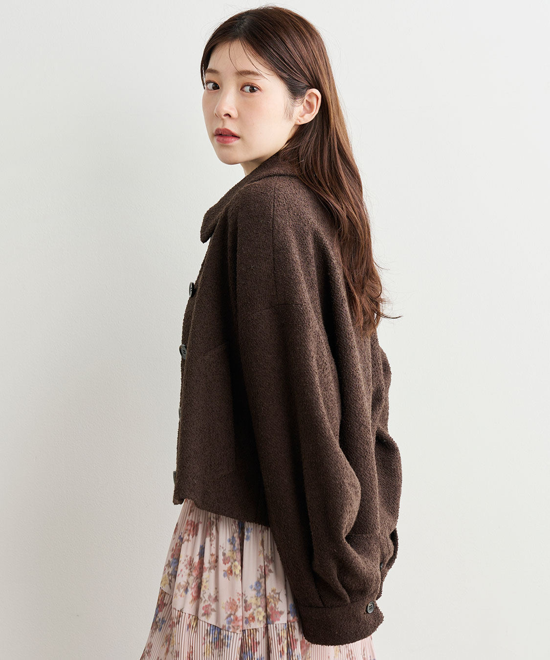 ブークレステンカラーショートコート｜PETAL ONLINE（ペタルオンライン）