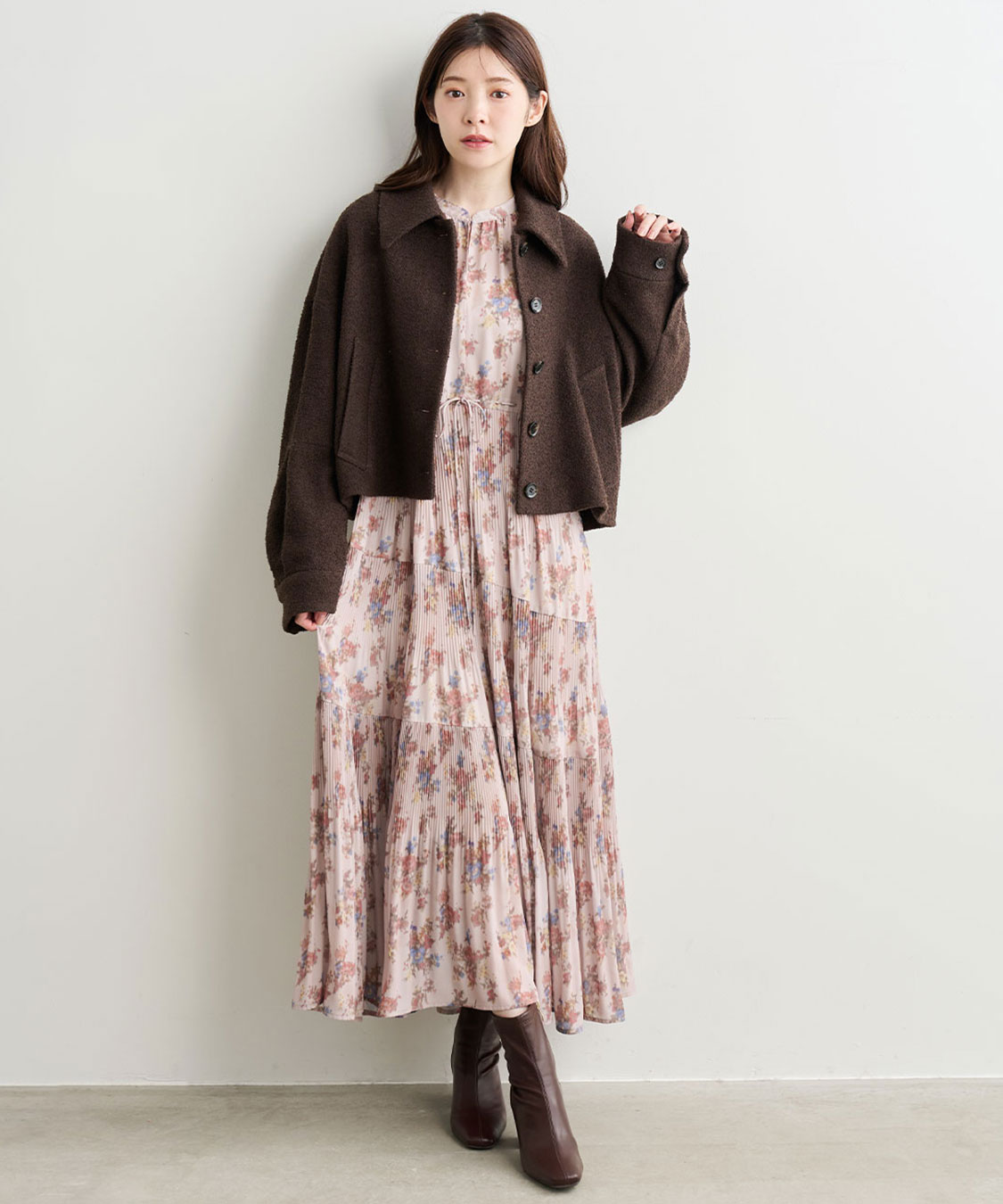 ブークレステンカラーショートコート｜PETAL ONLINE（ペタルオンライン）