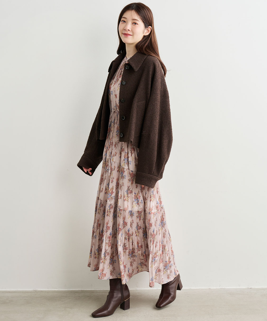 ブークレステンカラーショートコート｜PETAL ONLINE（ペタルオンライン）