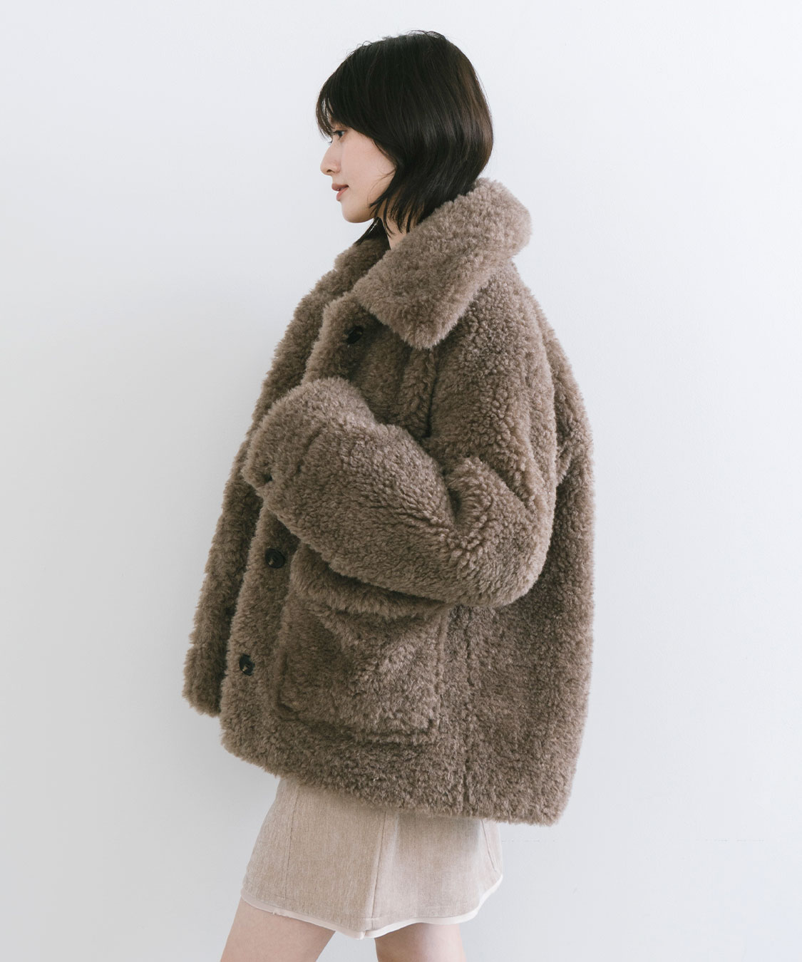 COCO DEAL ボアウールコート 楽天市場】【予約】COCODEAL ココディール ボアウールショート