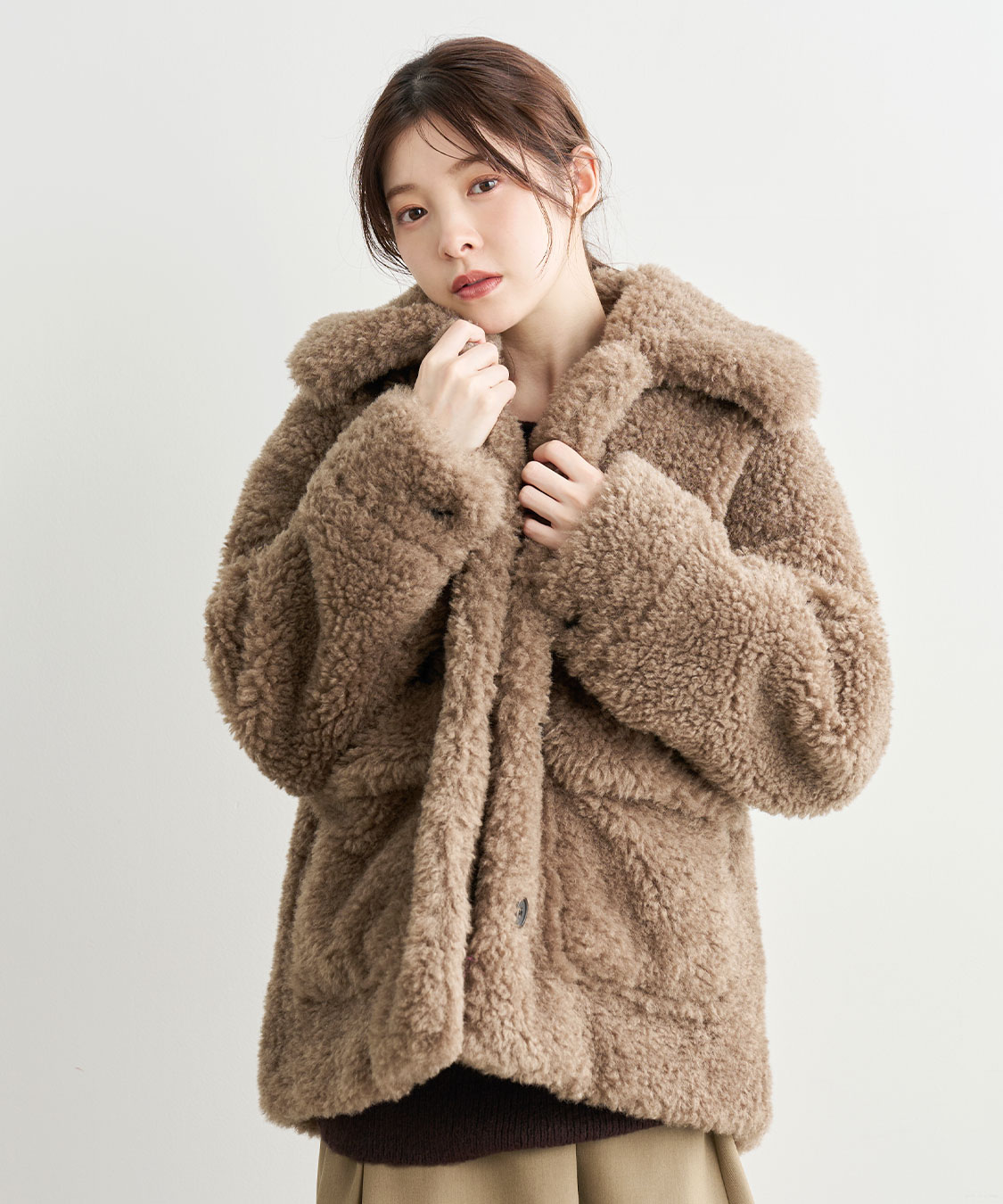 COCO DEAL ボアウールコート 楽天市場】【予約】COCODEAL ココディール ボアウールショート