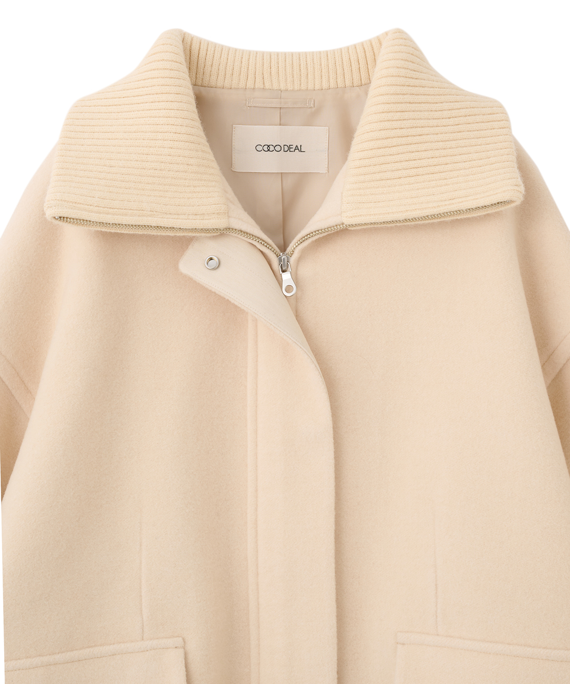 リブカラーウール混コート｜PETAL ONLINE（ペタルオンライン）