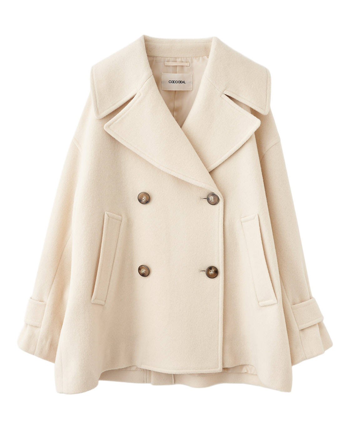 完売　新品タグ付　ココディール　インペリアルモッサショートPコート　24AW COAT PRE ORDER対象アイテム】インペリアルモッサショートP