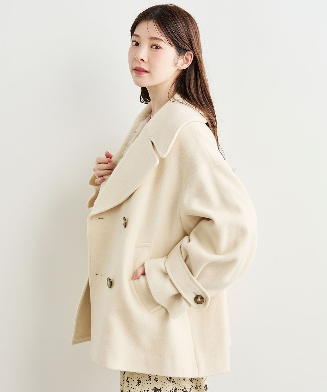 ココディール 新作 インペリアルモッサPショートこート インペリアルモッサショートPコート｜PETAL ONLINE（ペタル