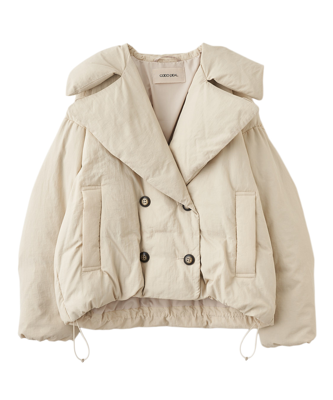 COAT PRE ORDER対象アイテム】パファービッグカラーダウンコート