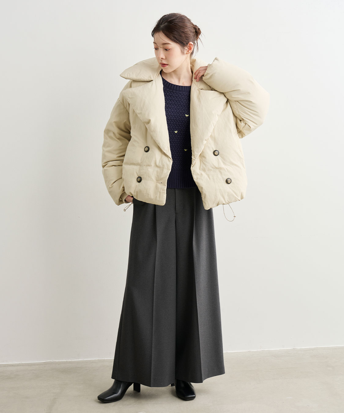 パファービッグカラーダウンコート｜PETAL ONLINE（ペタル