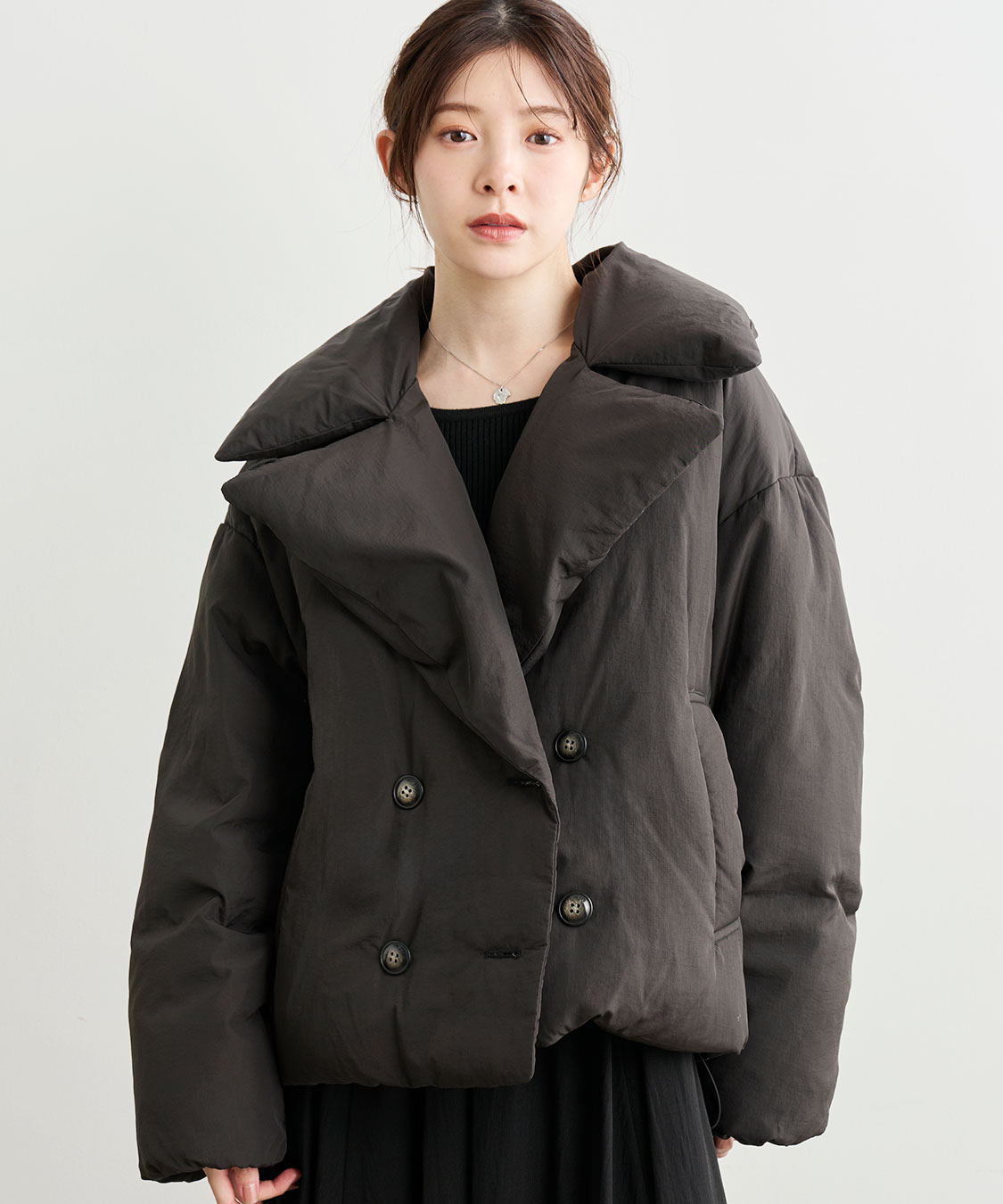 パファービッグカラーダウンコート｜PETAL ONLINE（ペタルオンライン）